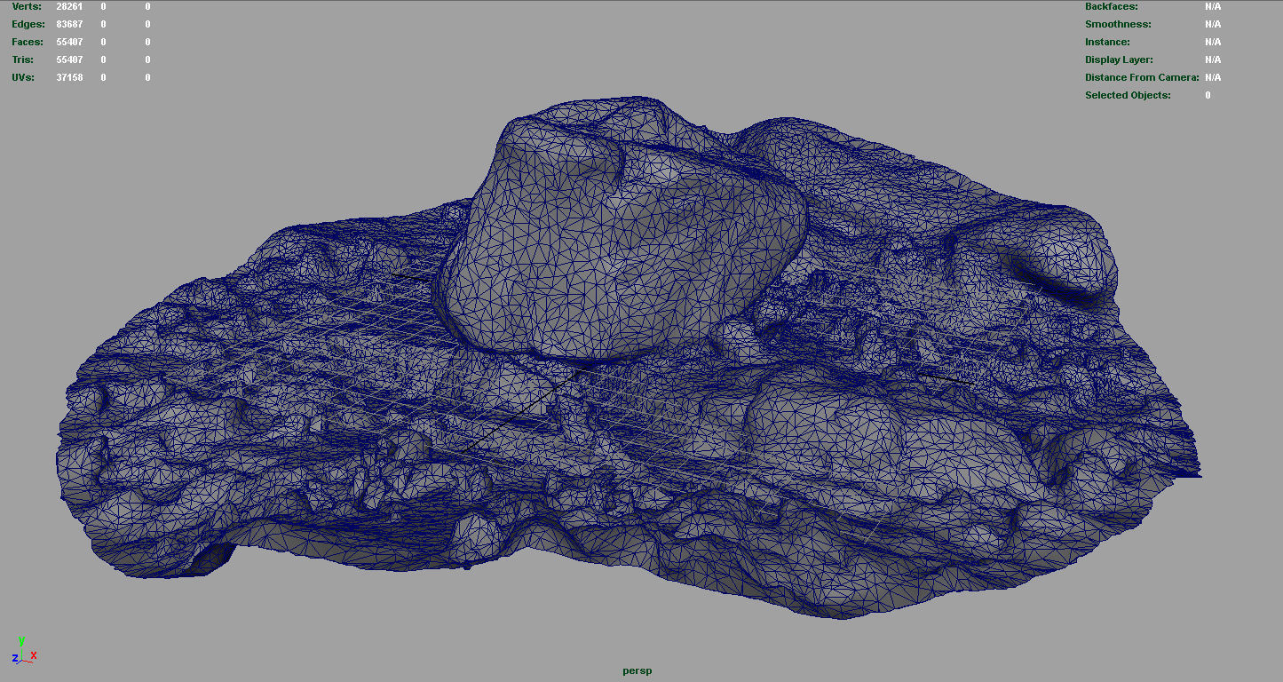 ROCK 32 Low-poly 3D model_6