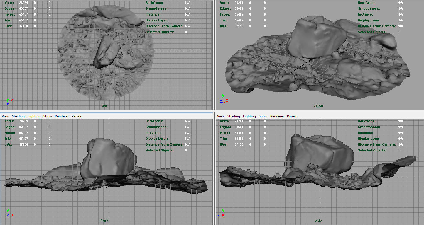 ROCK 32 Low-poly 3D model_10