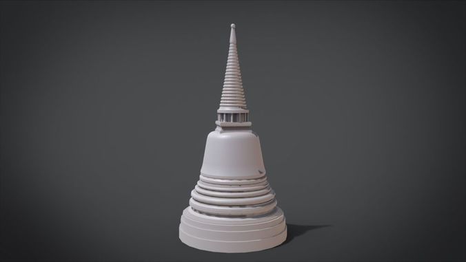 Pagoda tower 3D print model