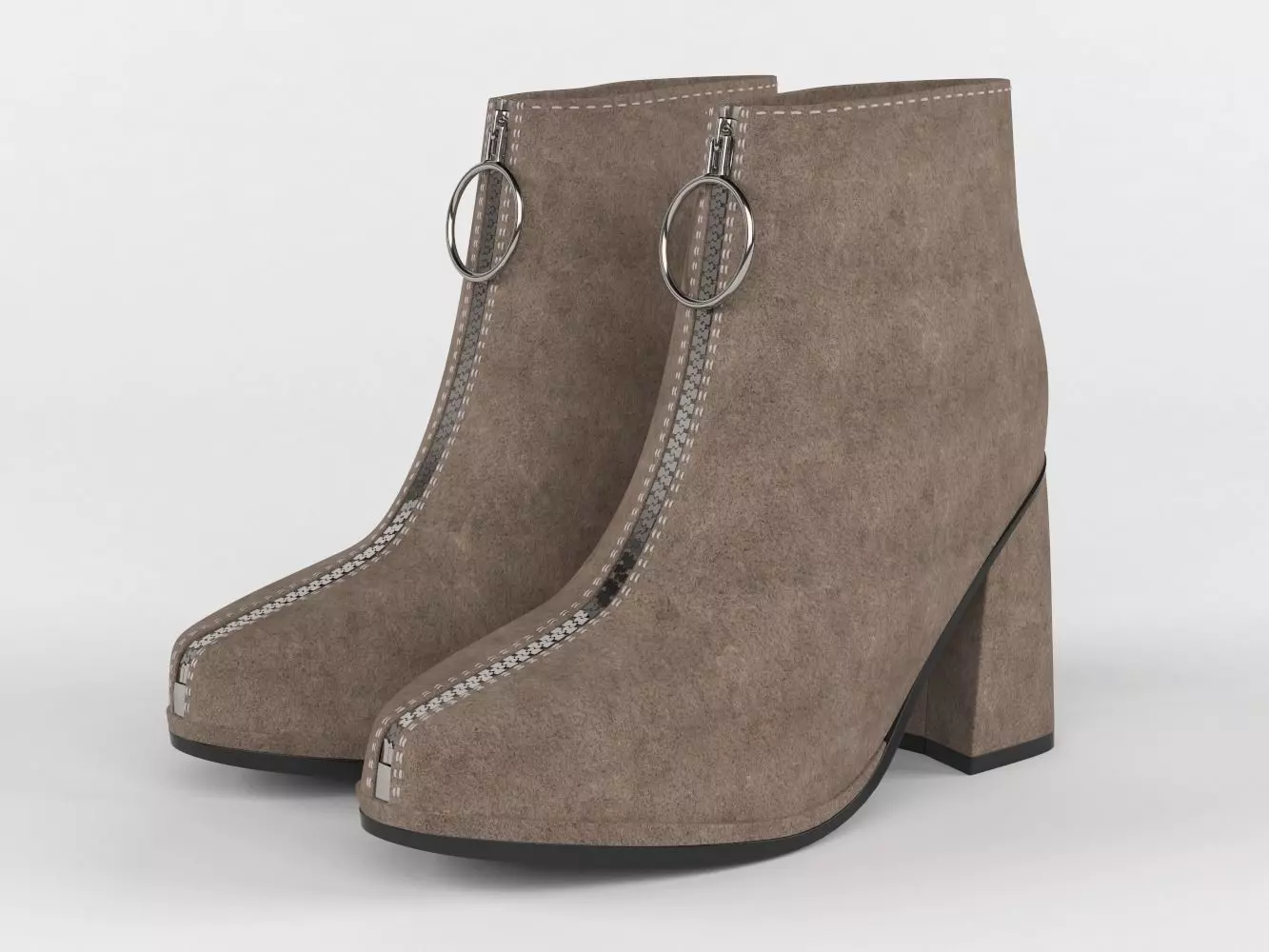Women ankle boots 3D model