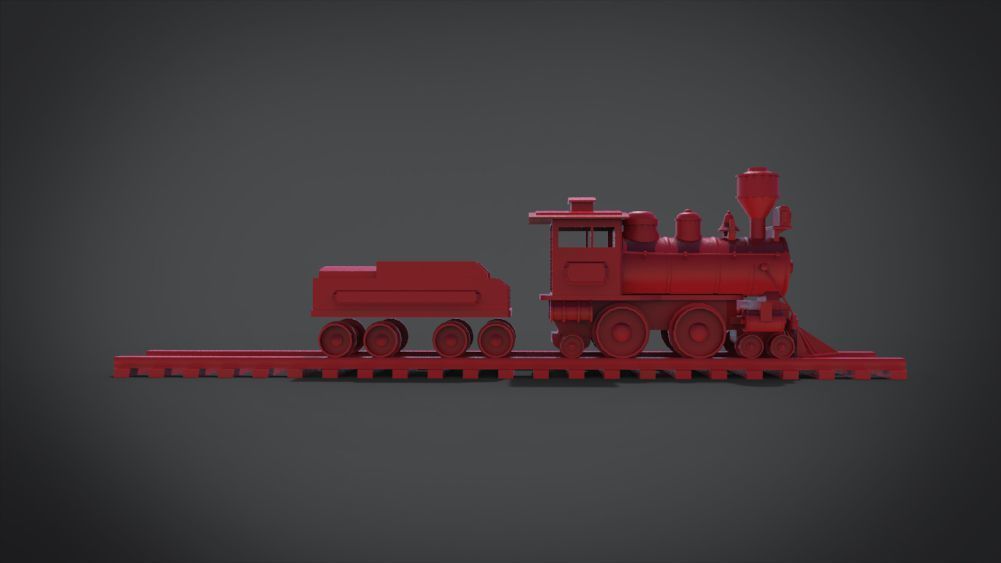 Wooden Train 3D print model_27