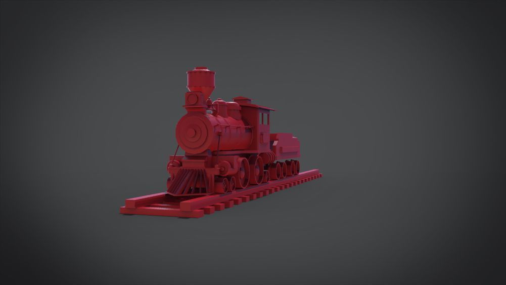 Wooden Train 3D print model_21