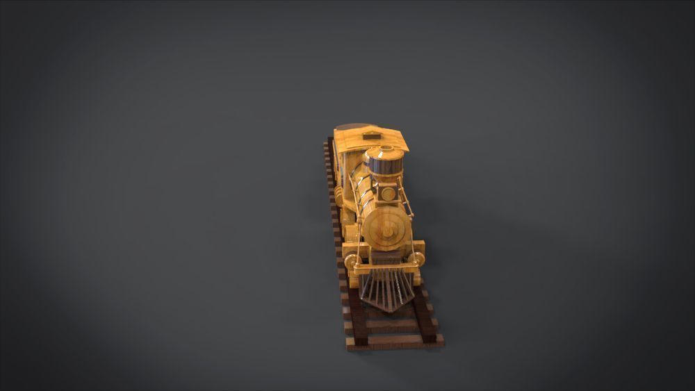 Wooden Train 3D print model_20