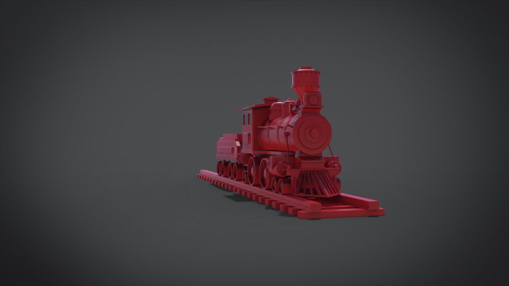 Wooden Train 3D print model_30