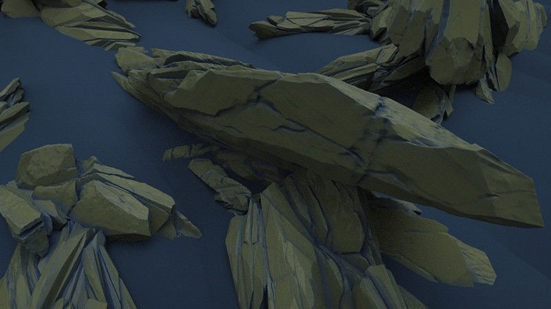 Rugged Rocks Asset Pack 3D model_6