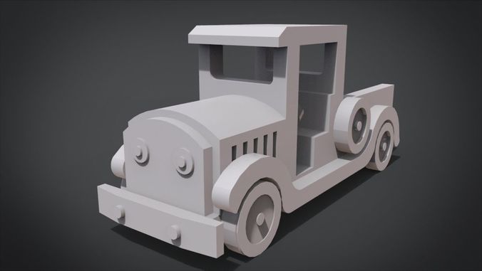 Pickup Truck Toy 3D print model