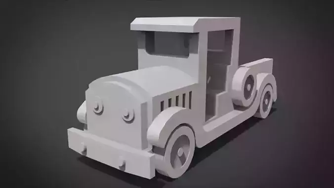 Pickup Truck Toy 3D print model