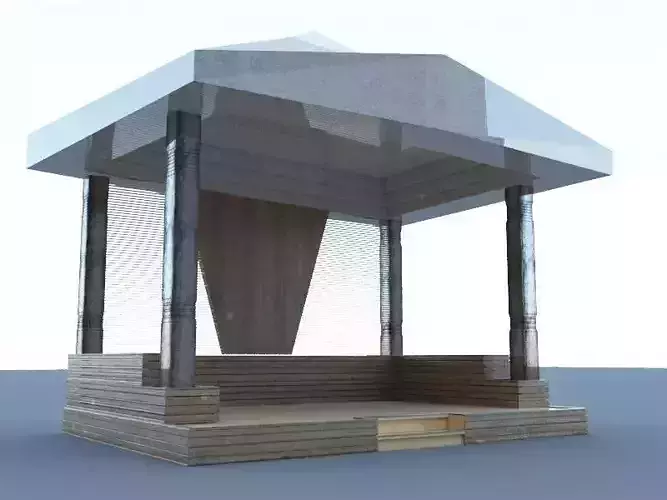 wooden pergola