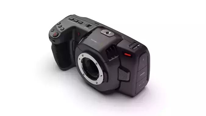 Blackmagic Pocket Cinema Camera 4K CAD 3D model