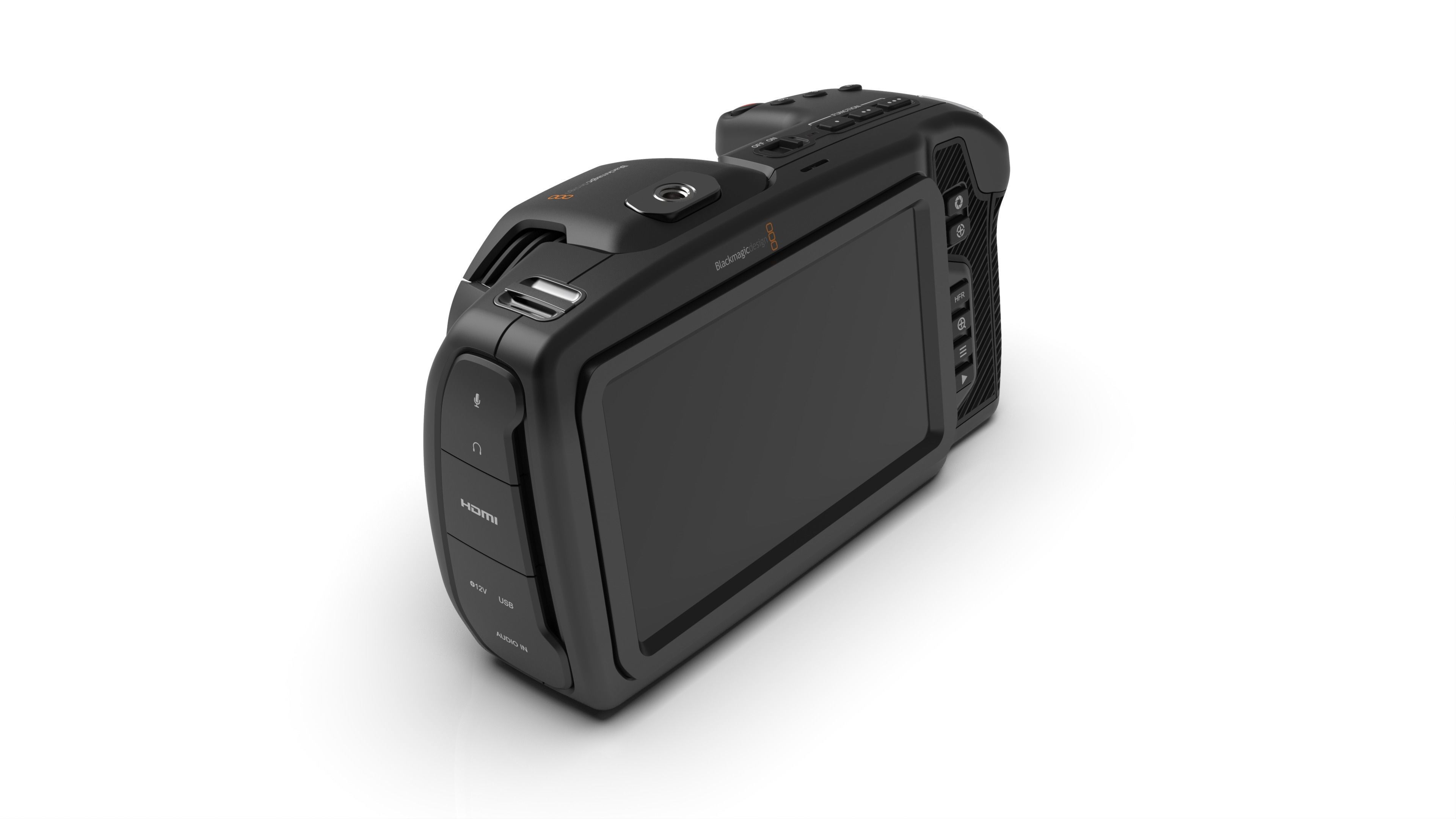 Blackmagic Pocket Cinema Camera 4K CAD 3D model_8