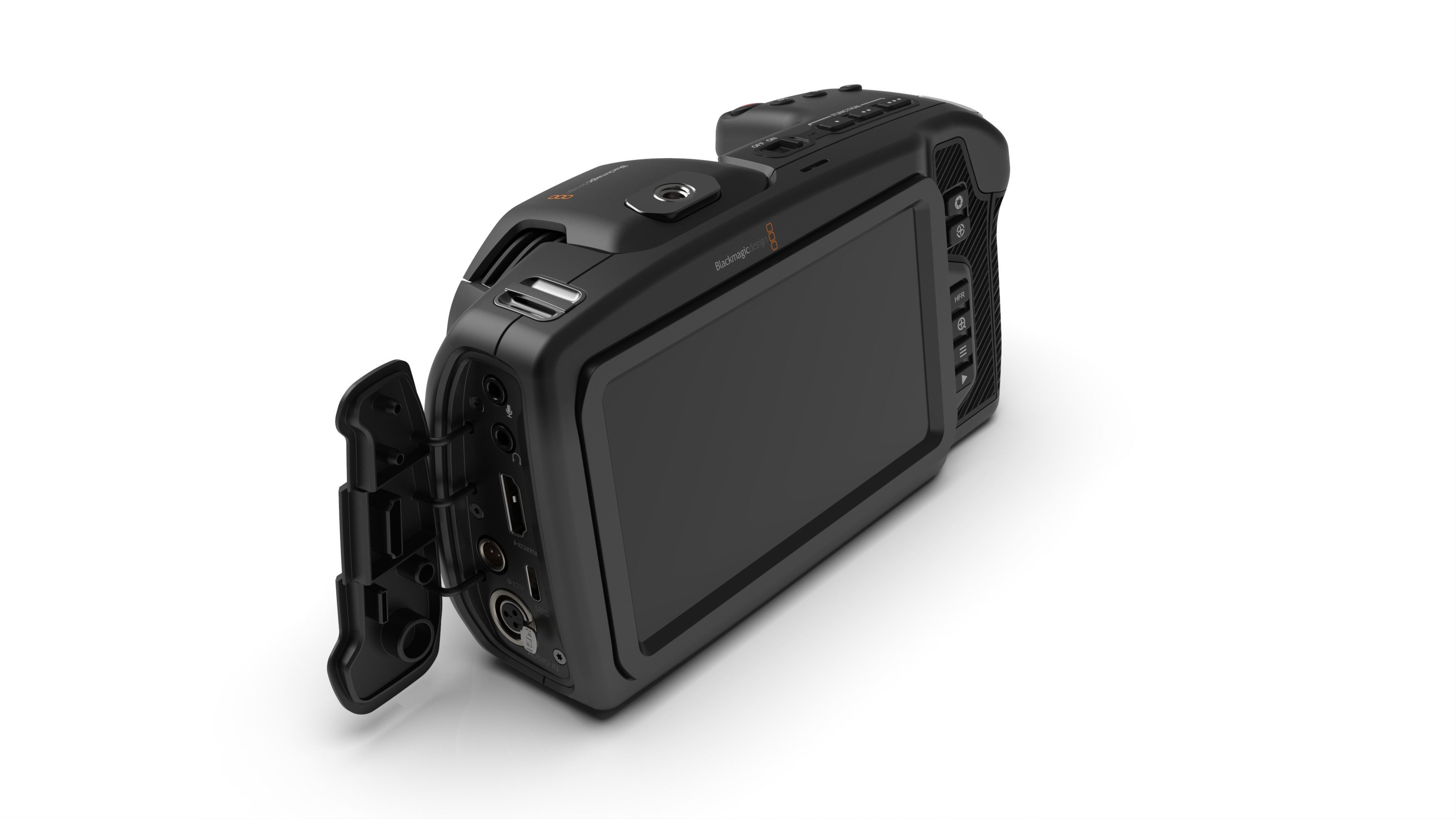Blackmagic Pocket Cinema Camera 4K CAD 3D model_9