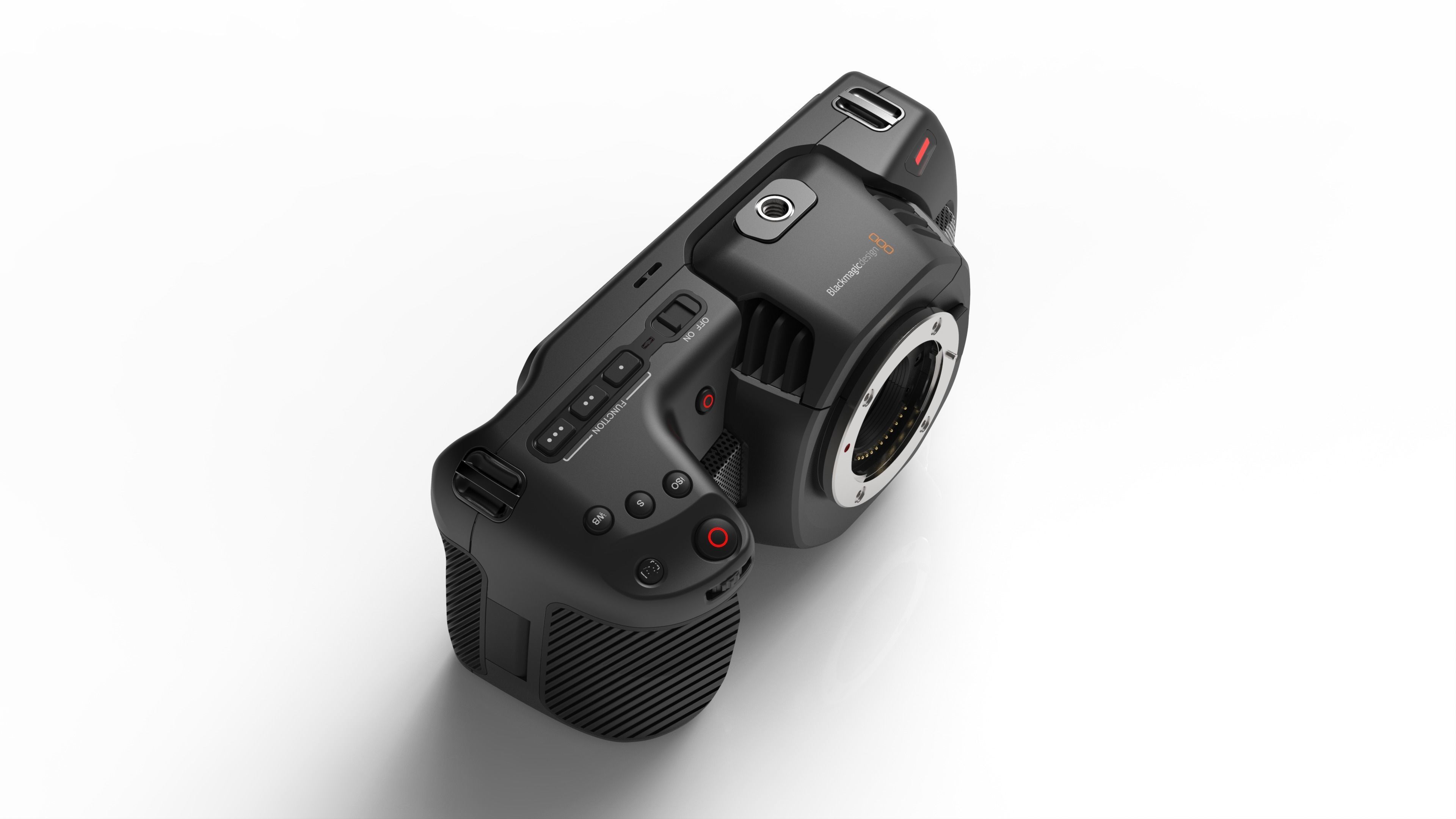 Blackmagic Pocket Cinema Camera 4K CAD 3D model_2