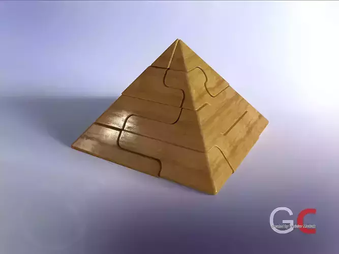 Pyramid puzzle  Free 3D model
