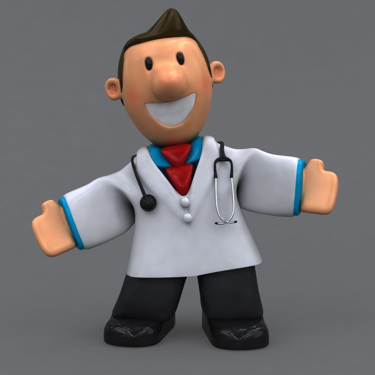 Fun doctor 3D model_10