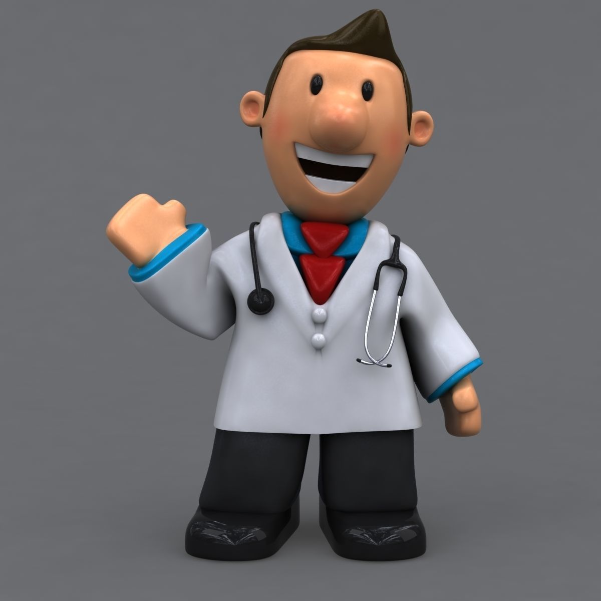 Fun doctor 3D model_6