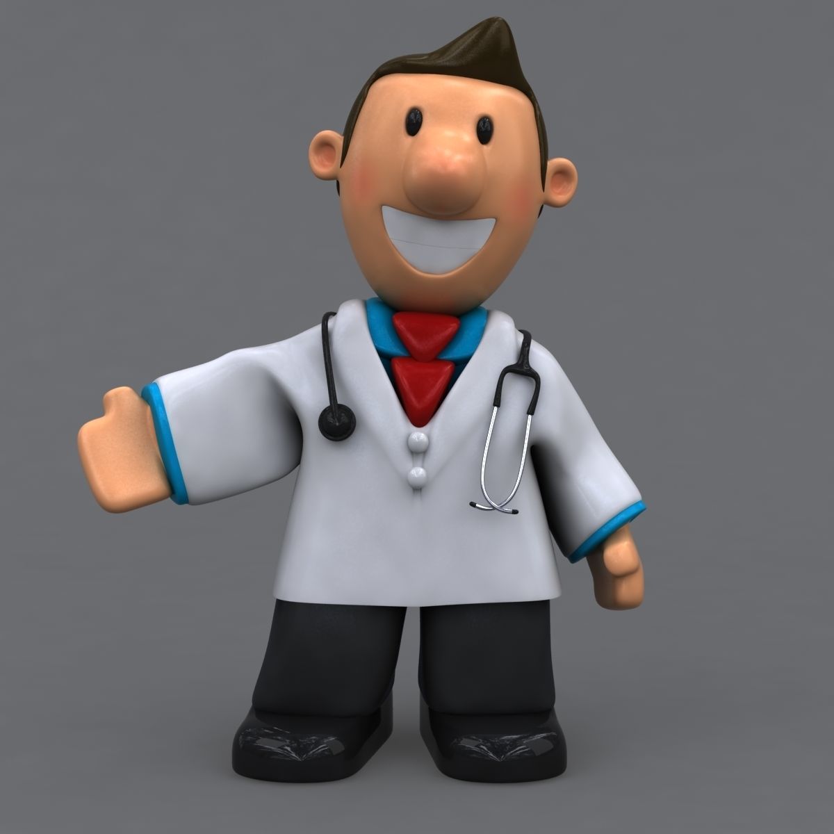 Fun doctor 3D model_9