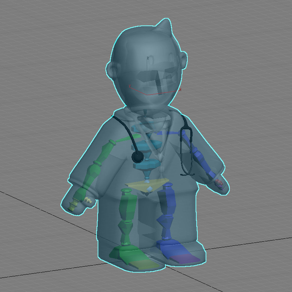 Fun doctor 3D model_12