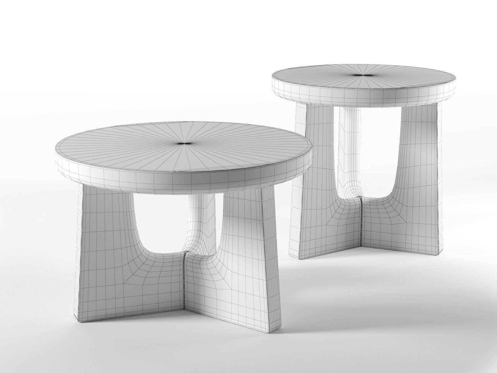 Nara Coffee Table 3D model_3