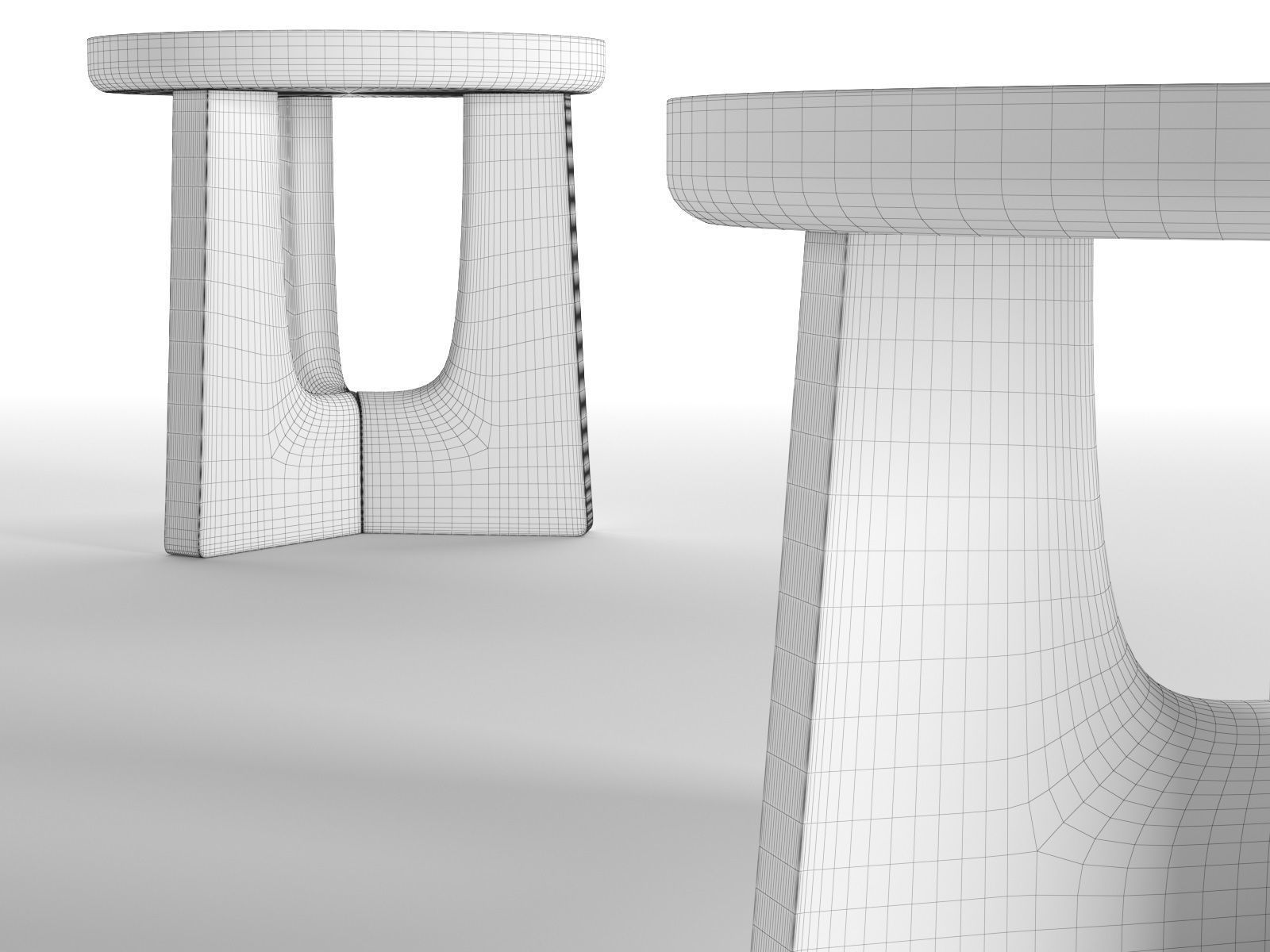 Nara Coffee Table 3D model_4