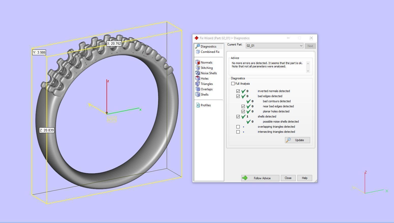 Wedding-ring-02 diamond eternity ring in gold 3D print model_2