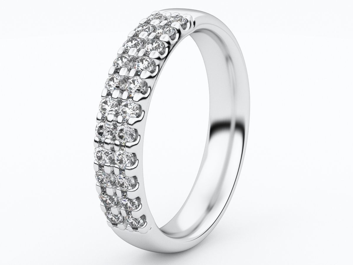 Wedding-ring-02 diamond eternity ring in gold 3D print model_1
