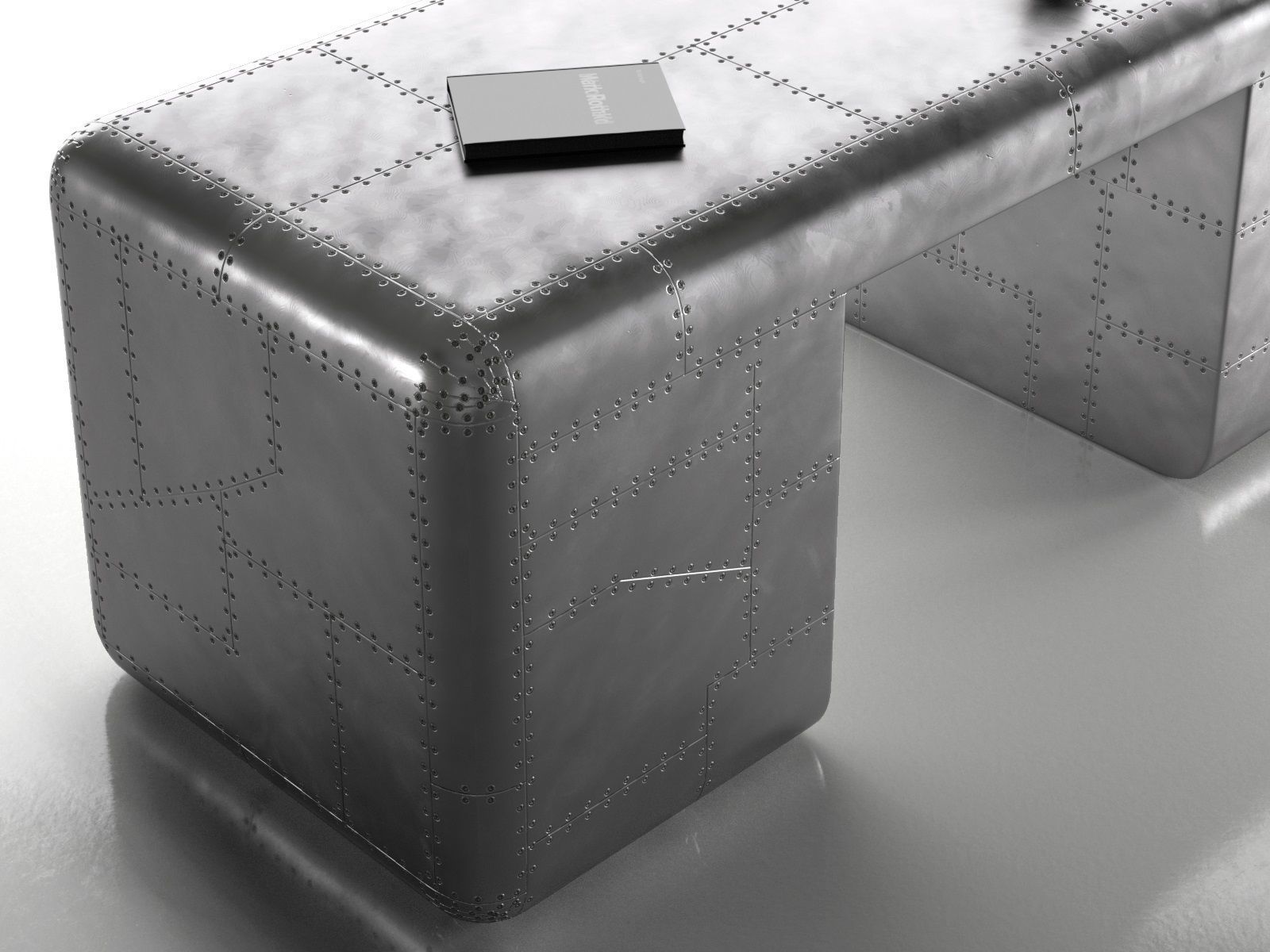 Aviator Blackhawk Desk 3D model_1