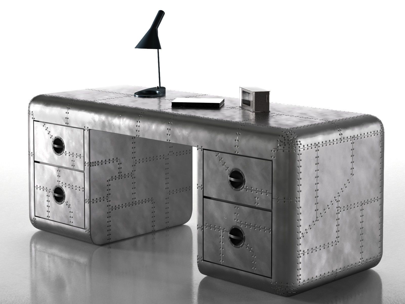 Aviator Blackhawk Desk 3D model_2