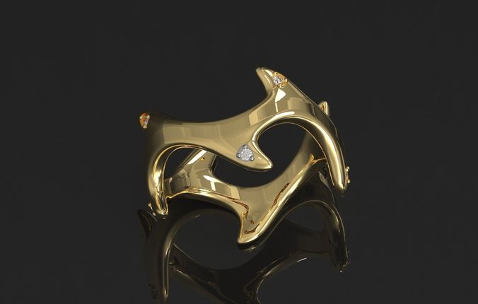 fashion Ring 3D print model