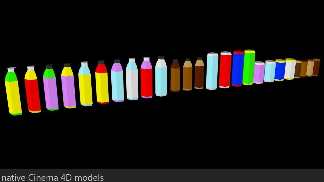 Japanese Vending Machines Low Poly Low-poly 3D model_10