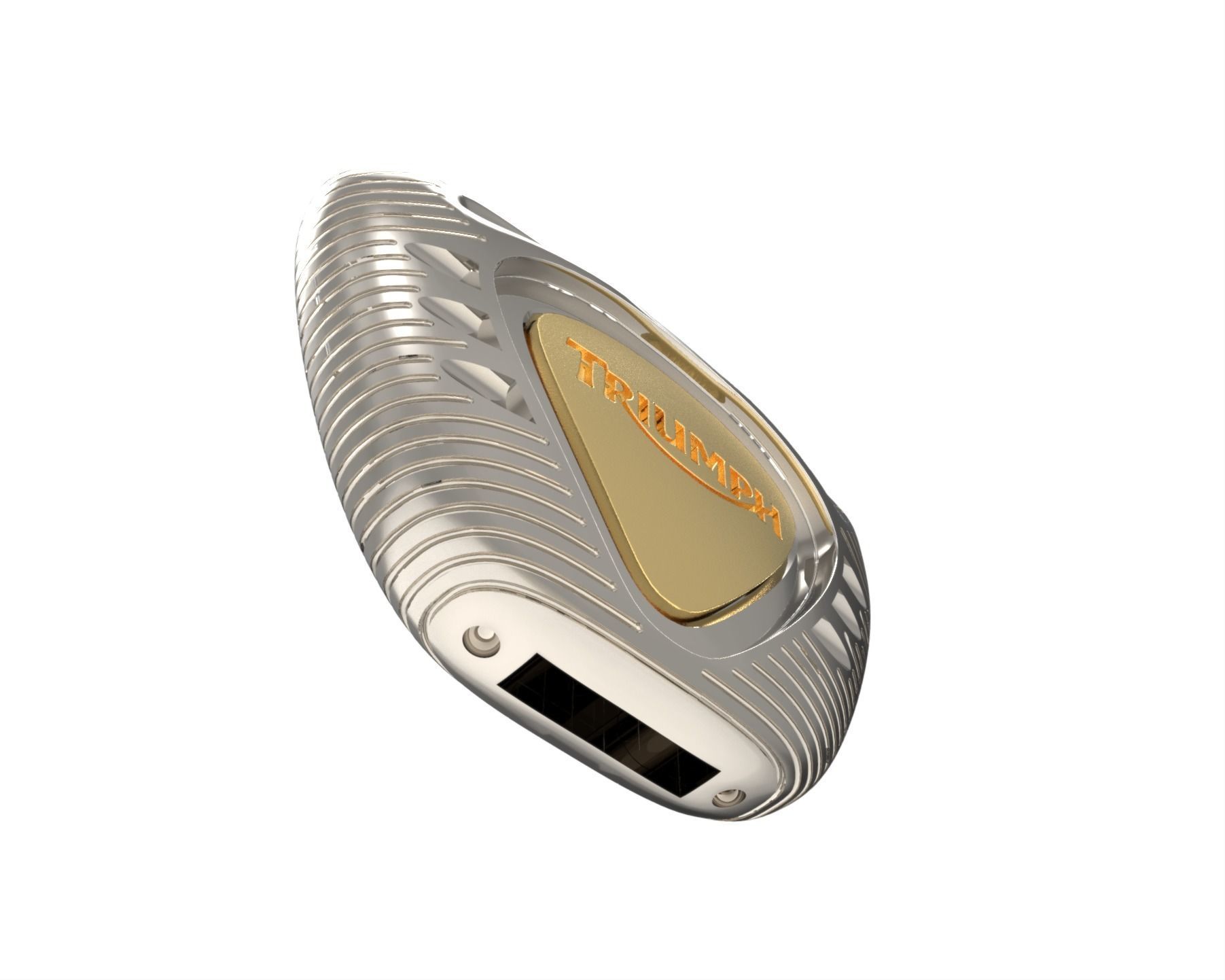Triumph Gold Key  3D print model_1