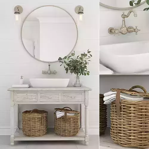Furniture and decor for bathrooms 10