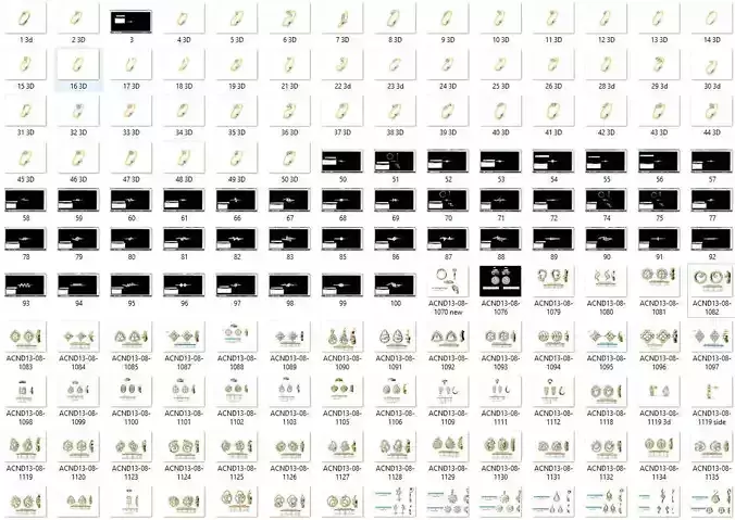 BULK-JewelCAD-MIX 167 Files