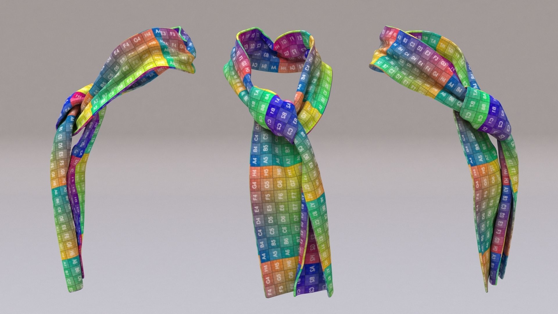 Scarf Free 3D model_2