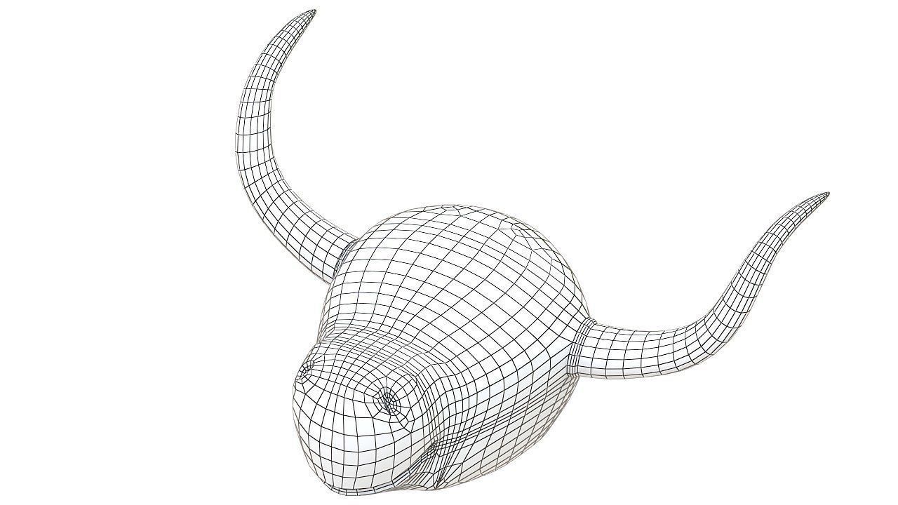 Carnival mask barranquilla colombia 3D model_6