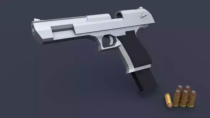 Desert Eagle Lowpoly deagle handgun
