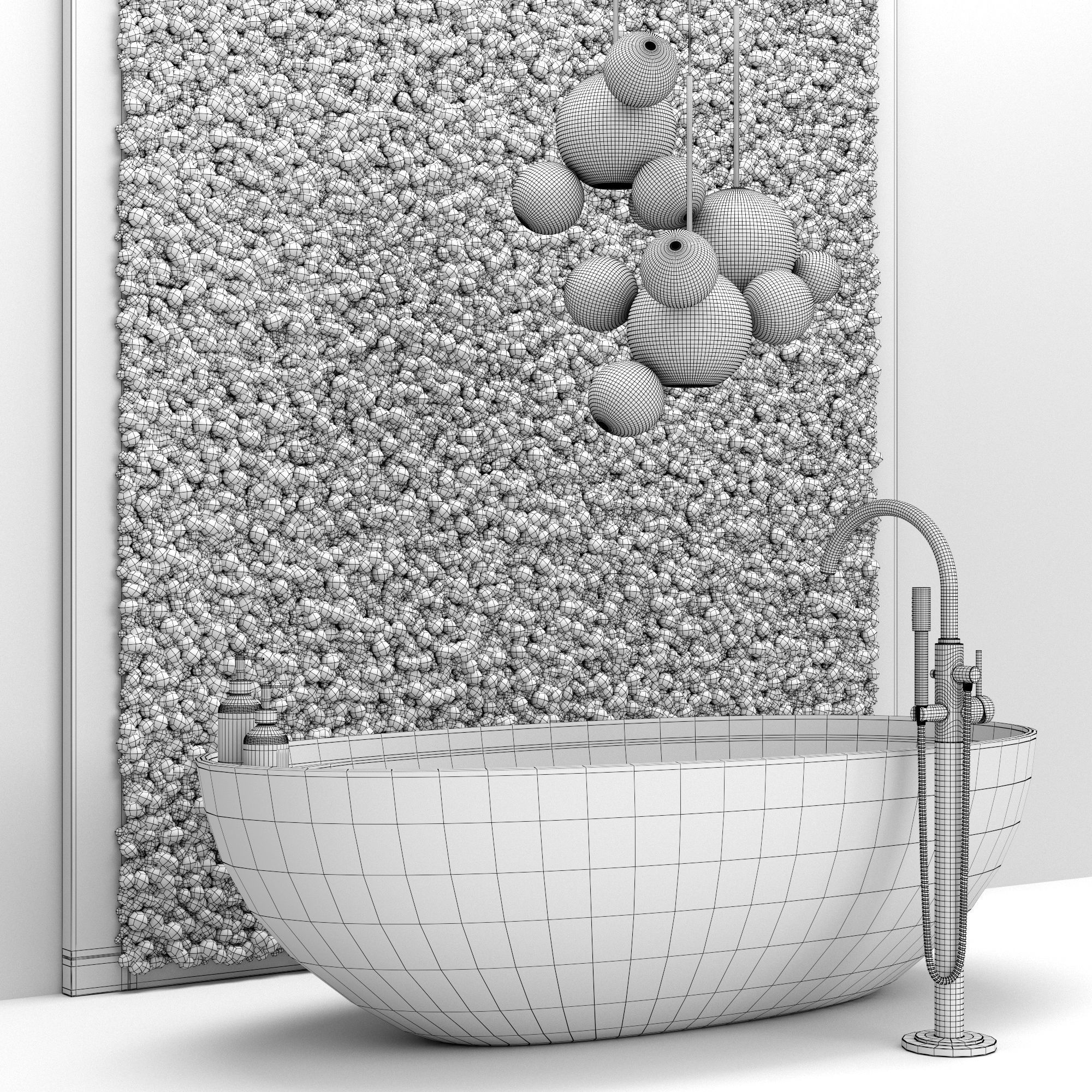 Bathroom set 3D model_9