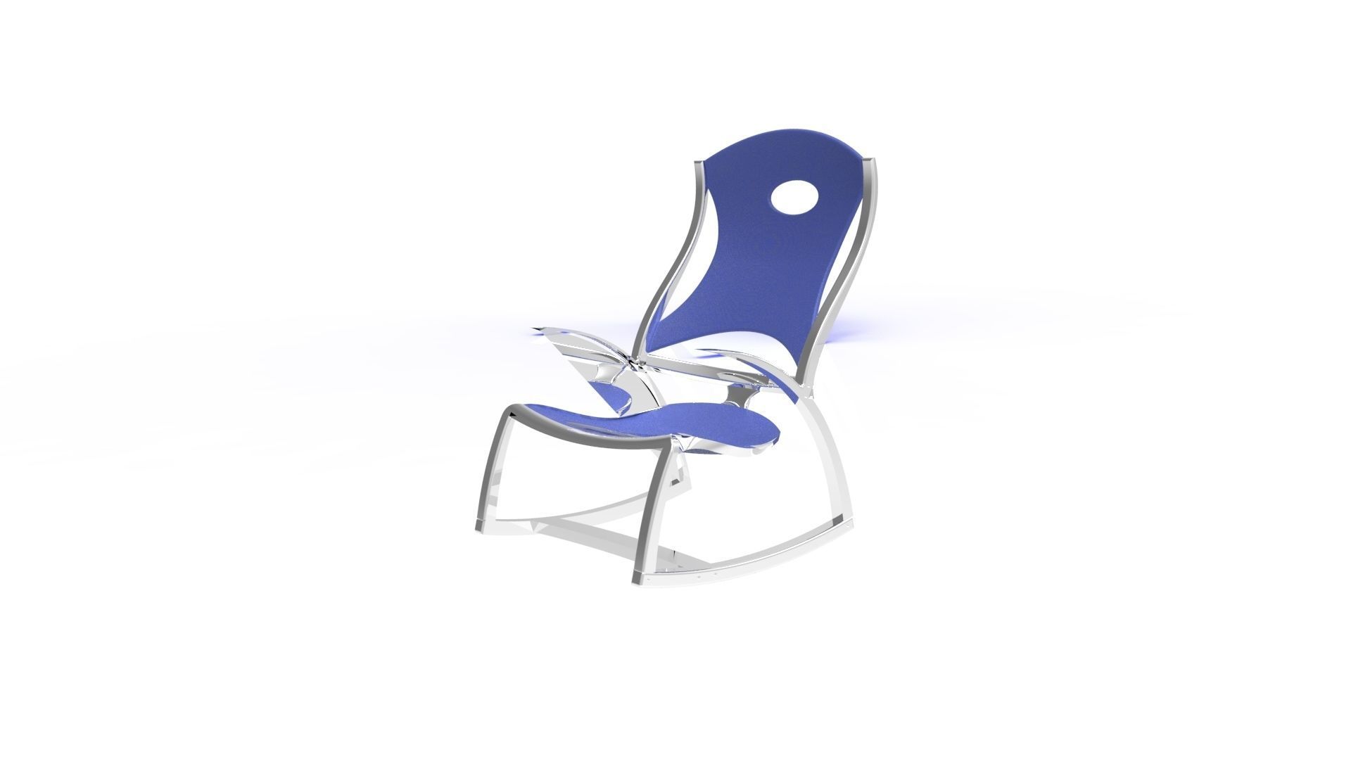 Rocking Chair 3D model_8