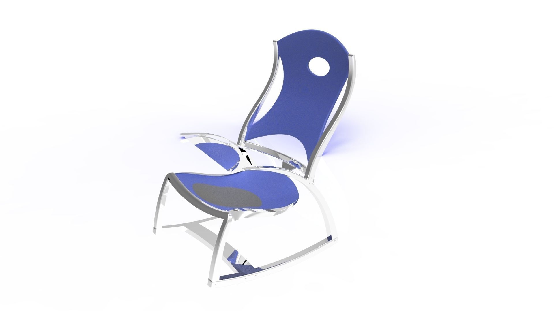 Rocking Chair 3D model_10