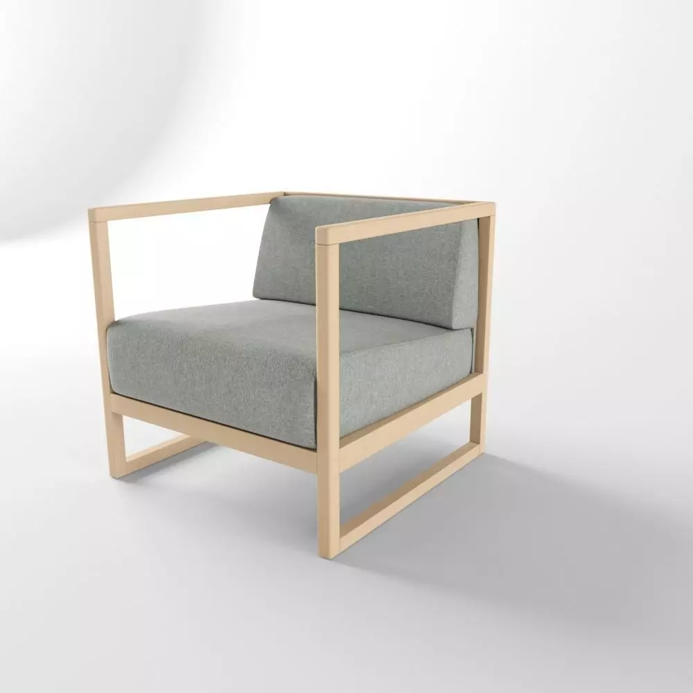 Armchair Casablanca 681 3D model_0