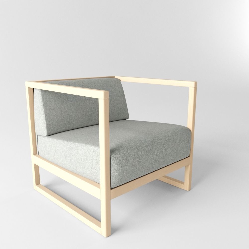 Armchair Casablanca 681 3D model_2