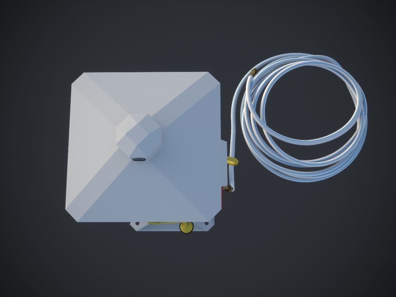 Marine Pedestal 3D model_4