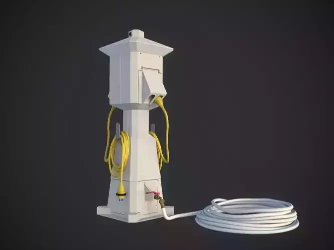Marine Pedestal 3D model
