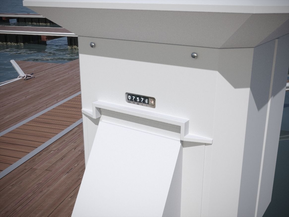 Marine Pedestal 3D model_11