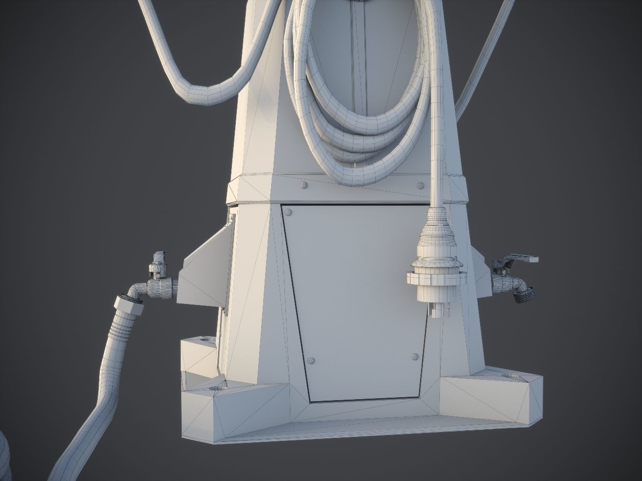 Marine Pedestal 3D model_6