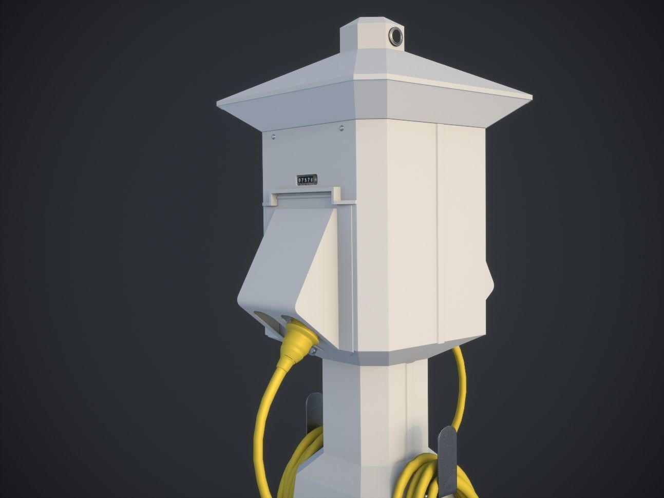 Marine Pedestal 3D model_7