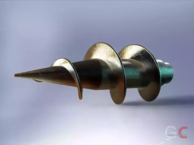 Cast tip for screw piles S2