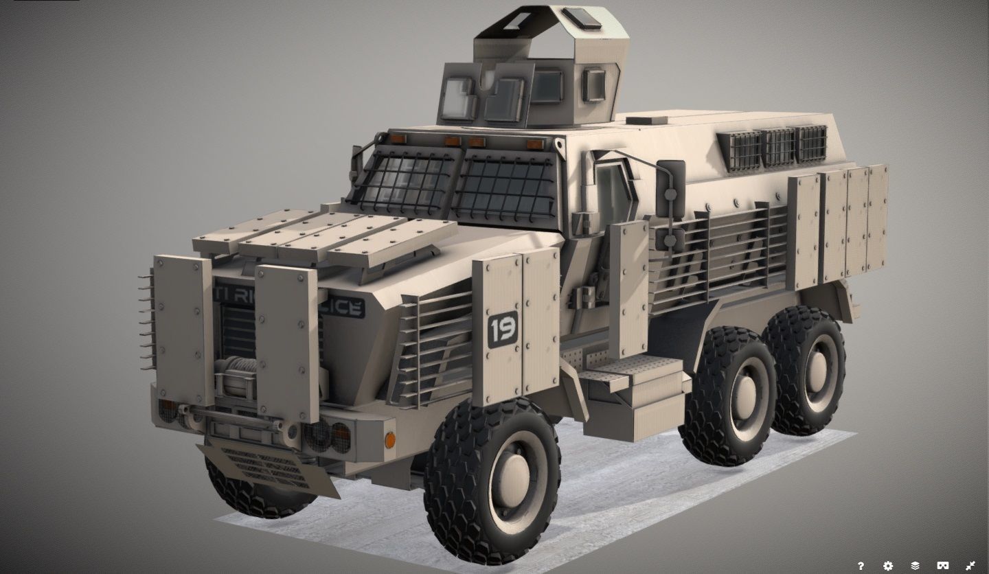 Caiman MRAP  3D model_1