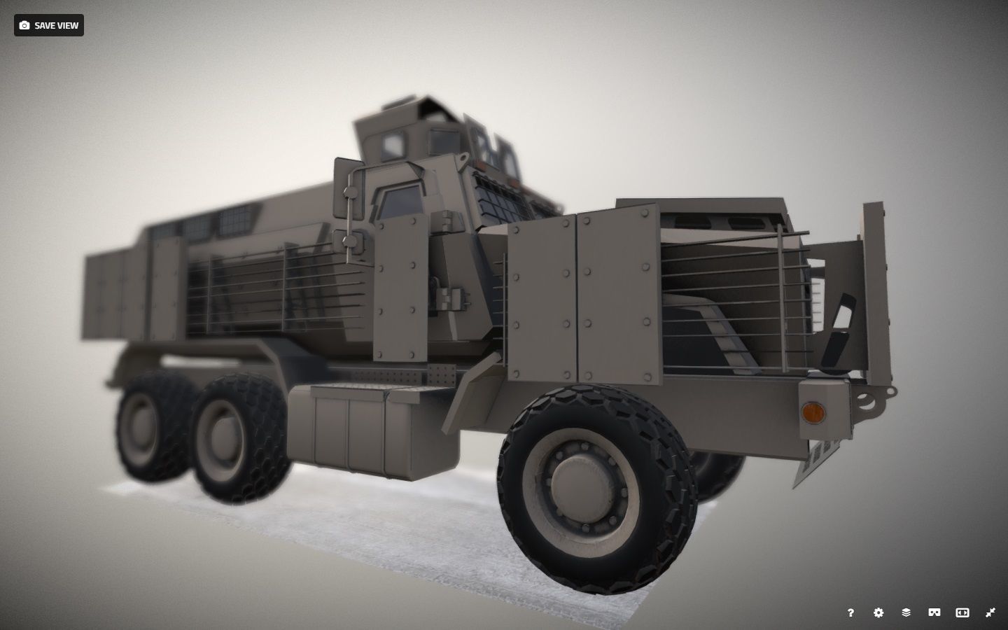 Caiman MRAP  3D model_3