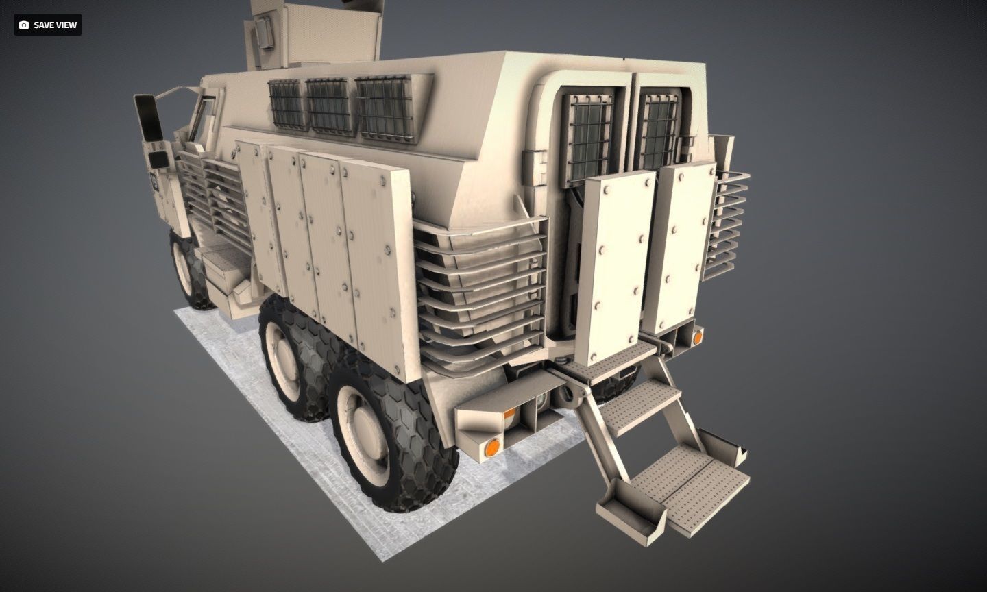 Caiman MRAP  3D model_4