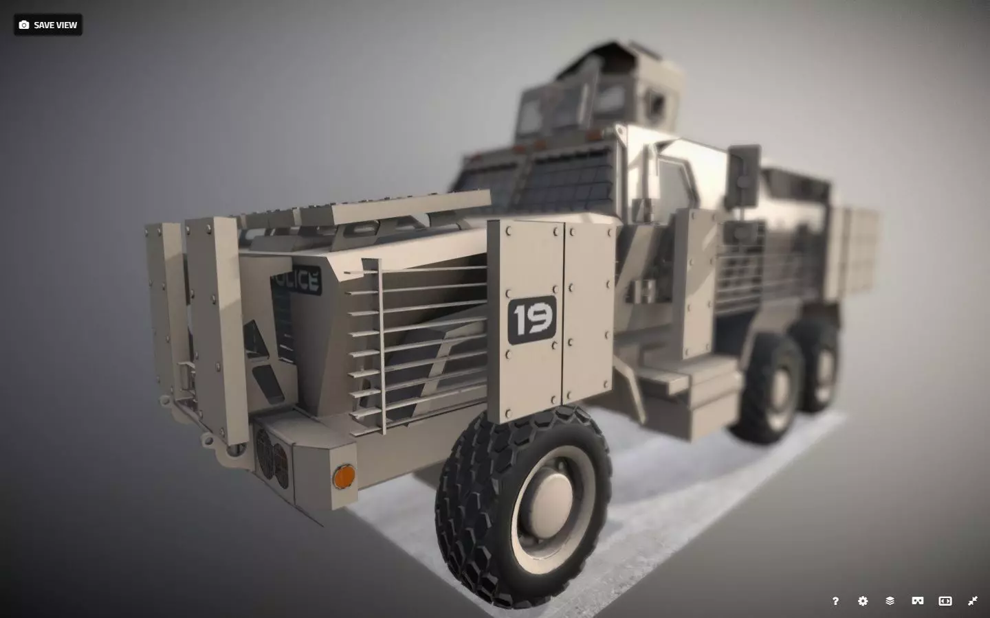 Caiman MRAP  3D model_0